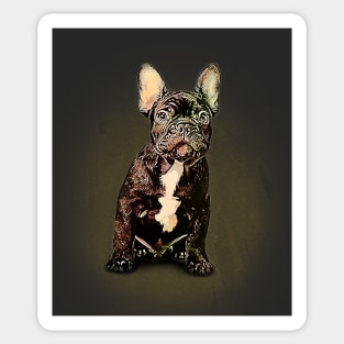 Adorable Frenchie Puppy Sticker